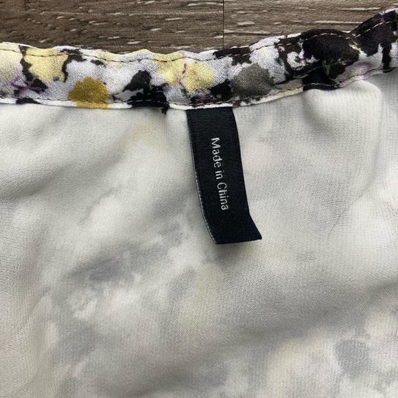 Theory Silk Dress Multicolor Floral Polka Dotted Size 6 - Picture 6 of 6